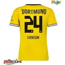 Camiseta Borussia Dortmund Daniel Svensson #24 Primera Equipación para mujer 2026-27 manga corta